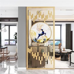 带装饰画屏风Z015
