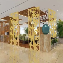  镂空金属屏风L171