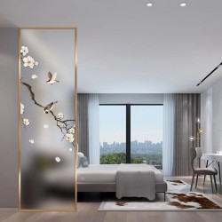 艺术玻璃屏风Y020