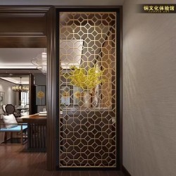  镂空金属屏风L179