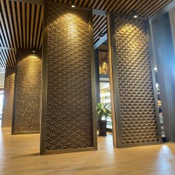 酒店大堂屏风J016
