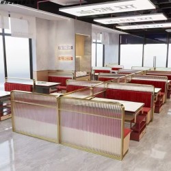 餐厅饭店矮隔断A206