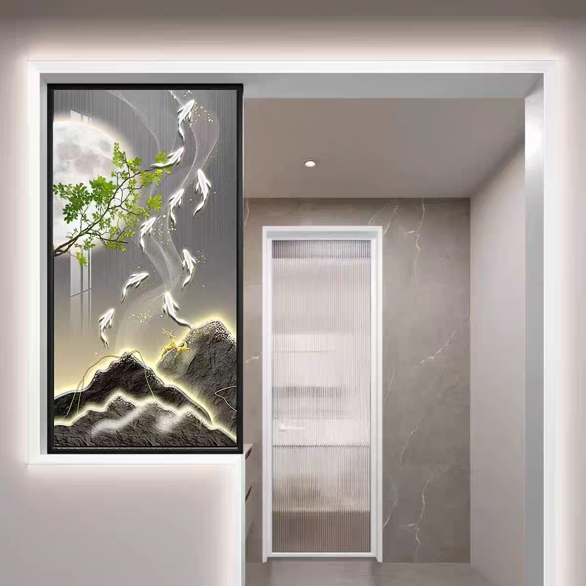 半墙新款屏风X084