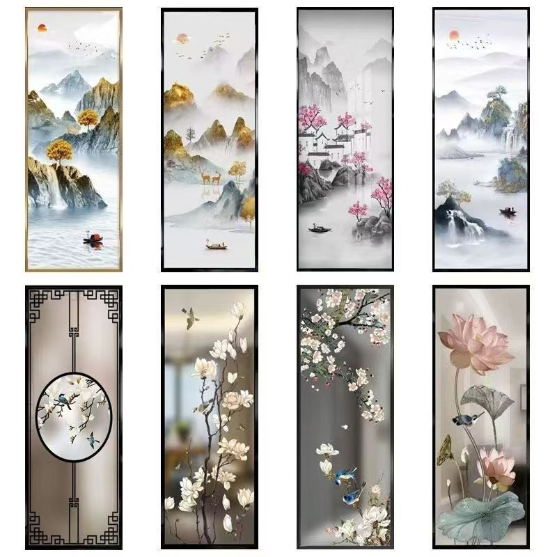 艺术玻璃屏风X010