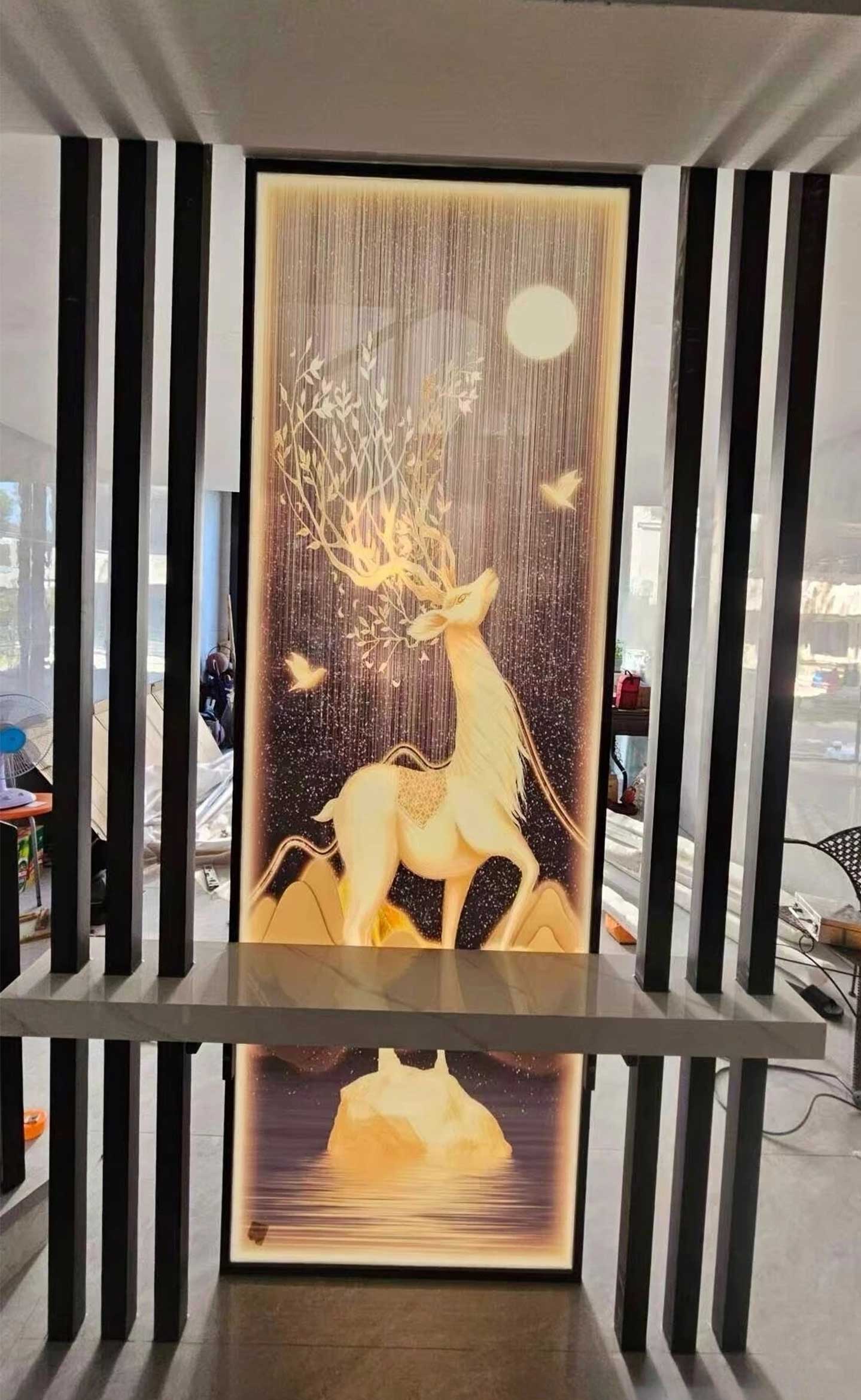 玻璃屏风组合款Y262