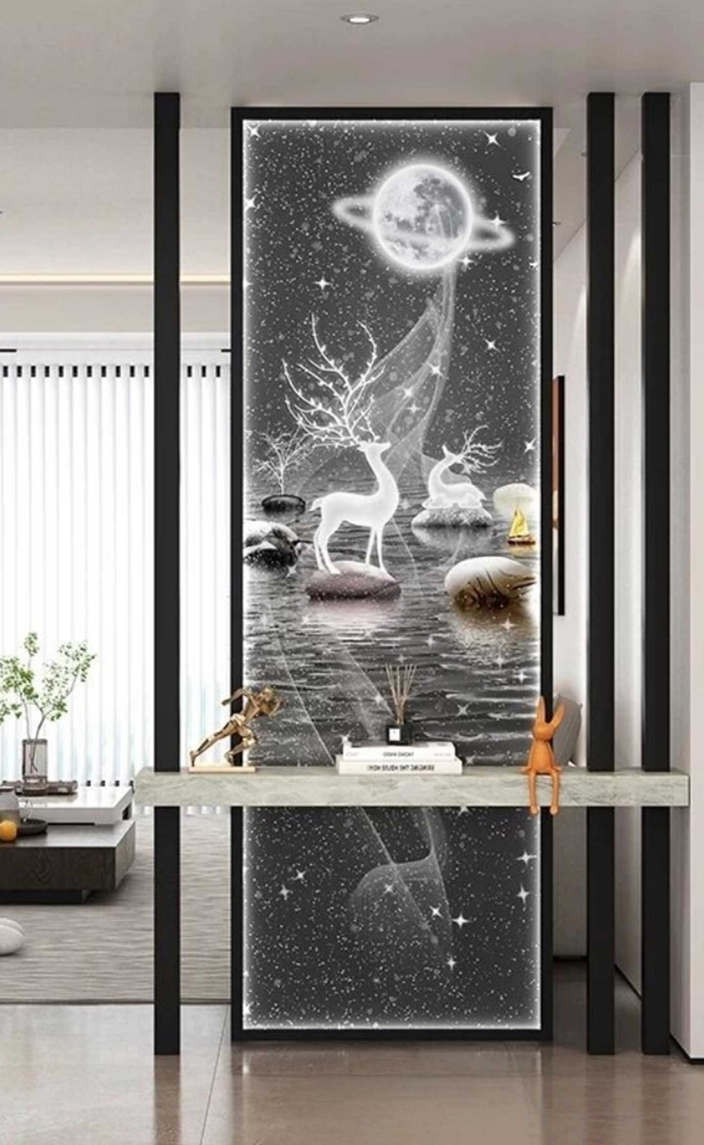 玻璃屏风组合款Y267