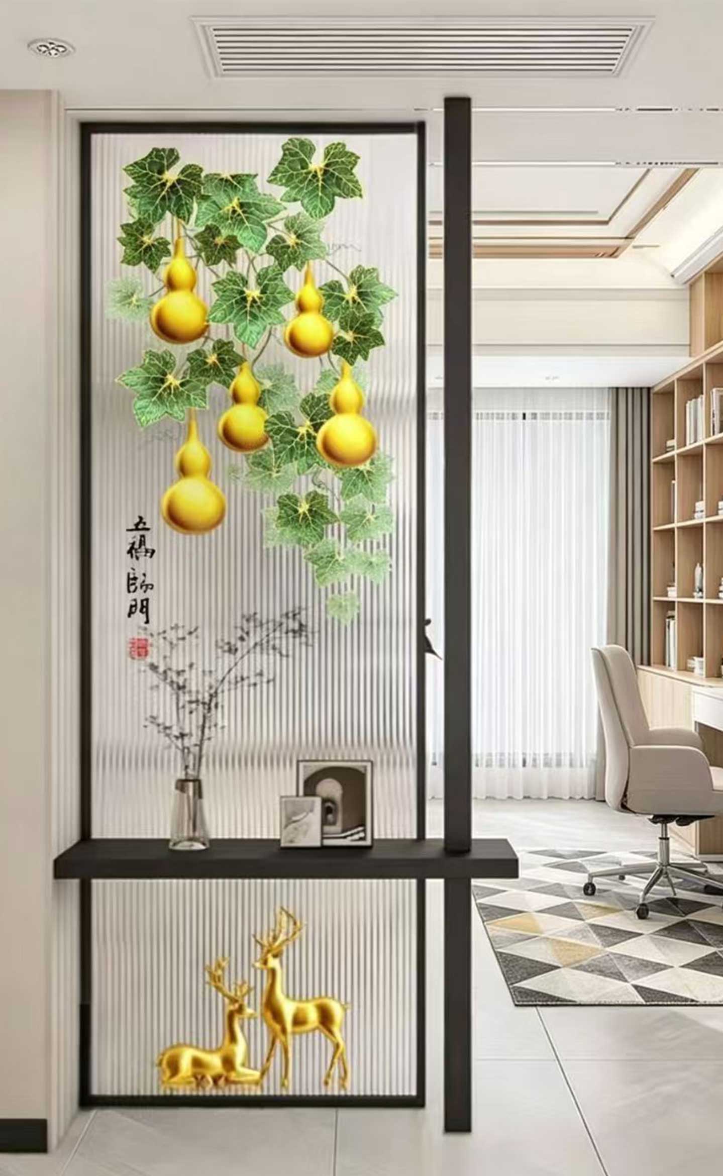 玻璃屏风组合款Y271